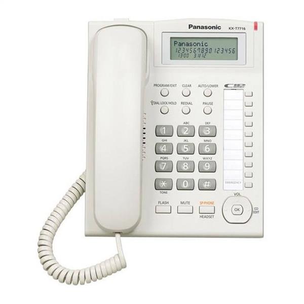 گوشی تلفن باسيم پاناسونيک مدل KX-T7716X